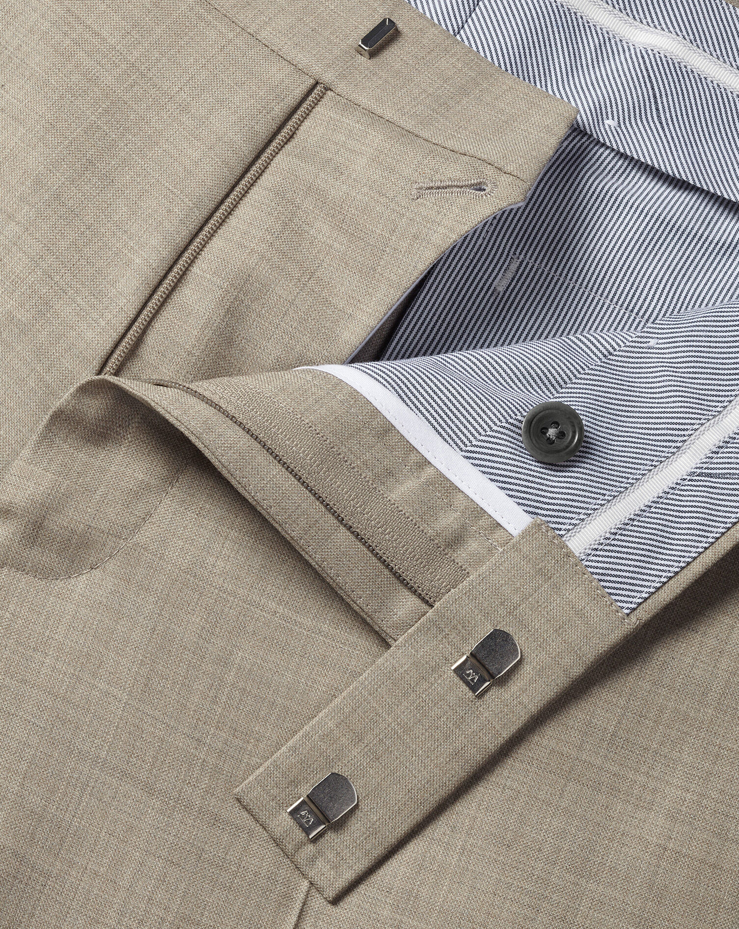 Ultimate Performance Sharkskin Suit Pants - Limestone