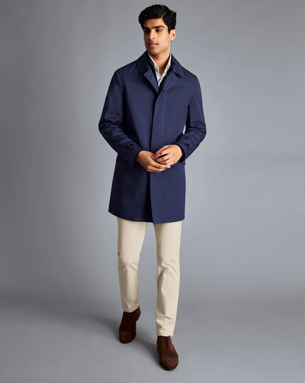 Italian Raincoat - Royal Blue