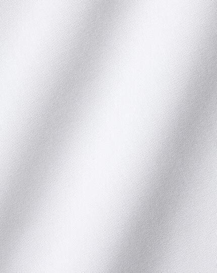 Cutaway Collar Non-Iron Poplin Shirt - White
