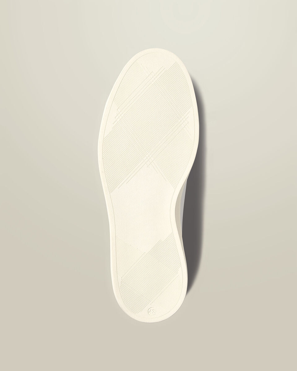 Leather Smart Sneakers - White