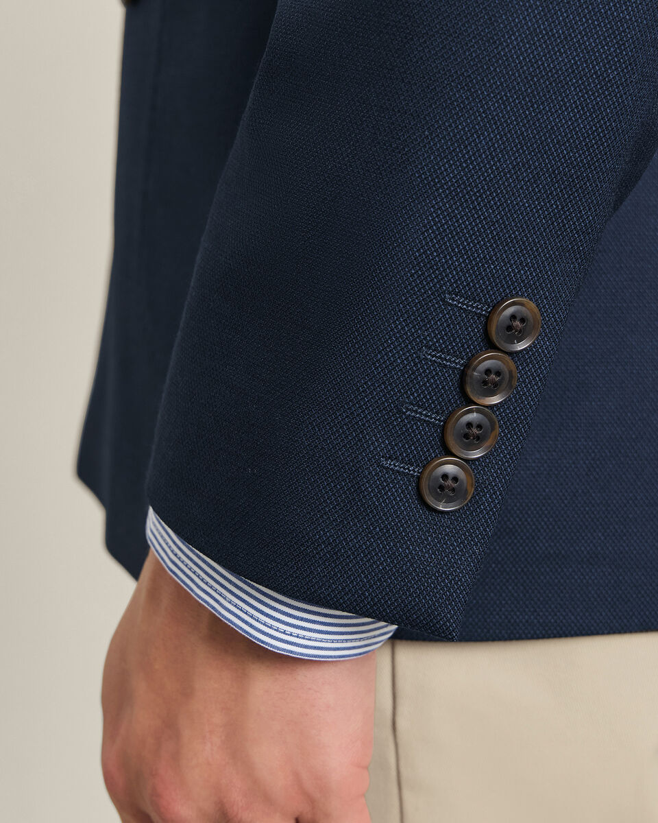 Blazer signature crois&eacute; &ndash; Bleu marine