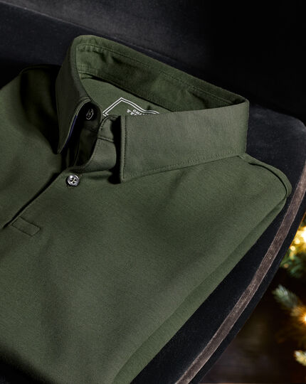 Smart Jersey Polo - Olive