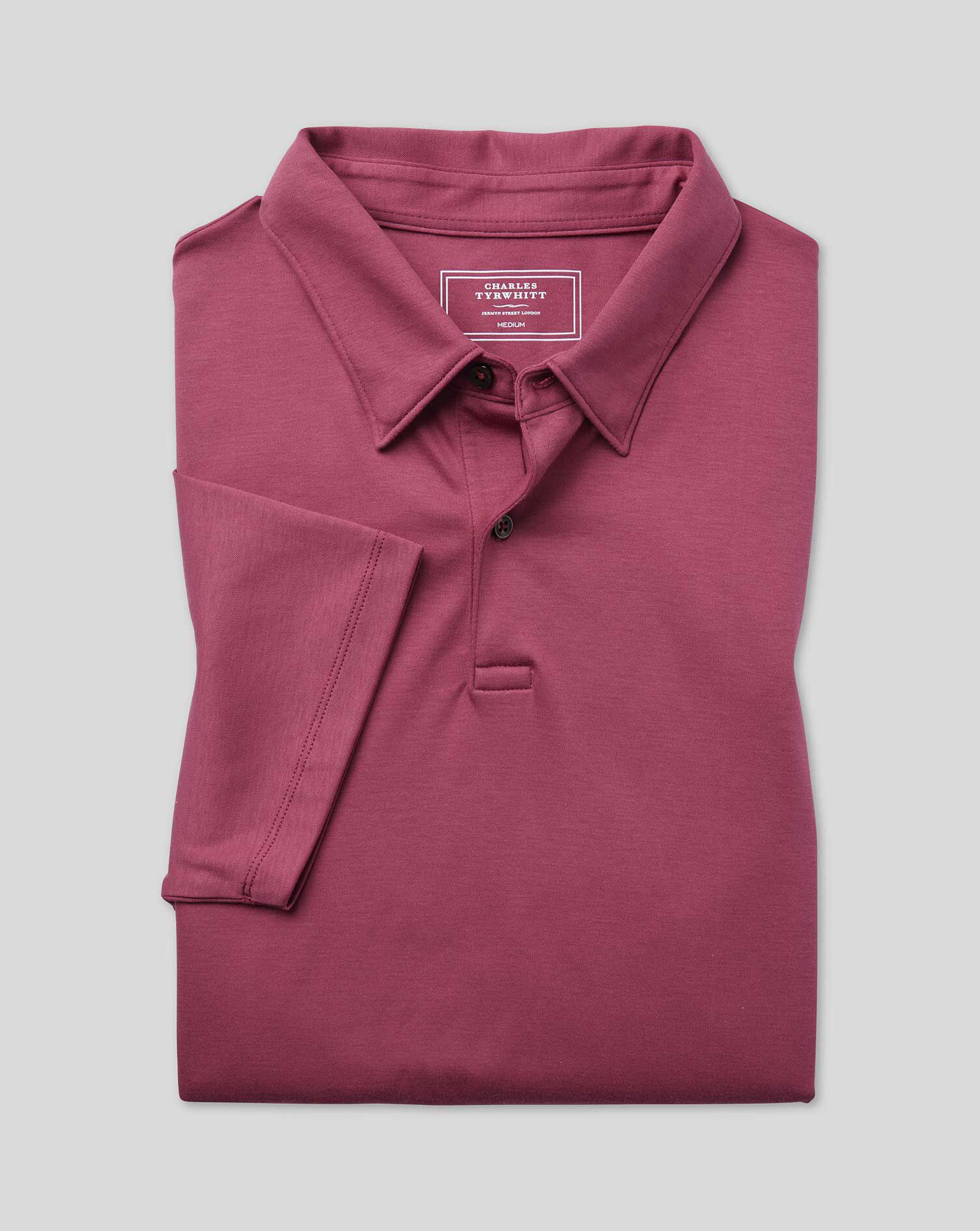 dark pink polo