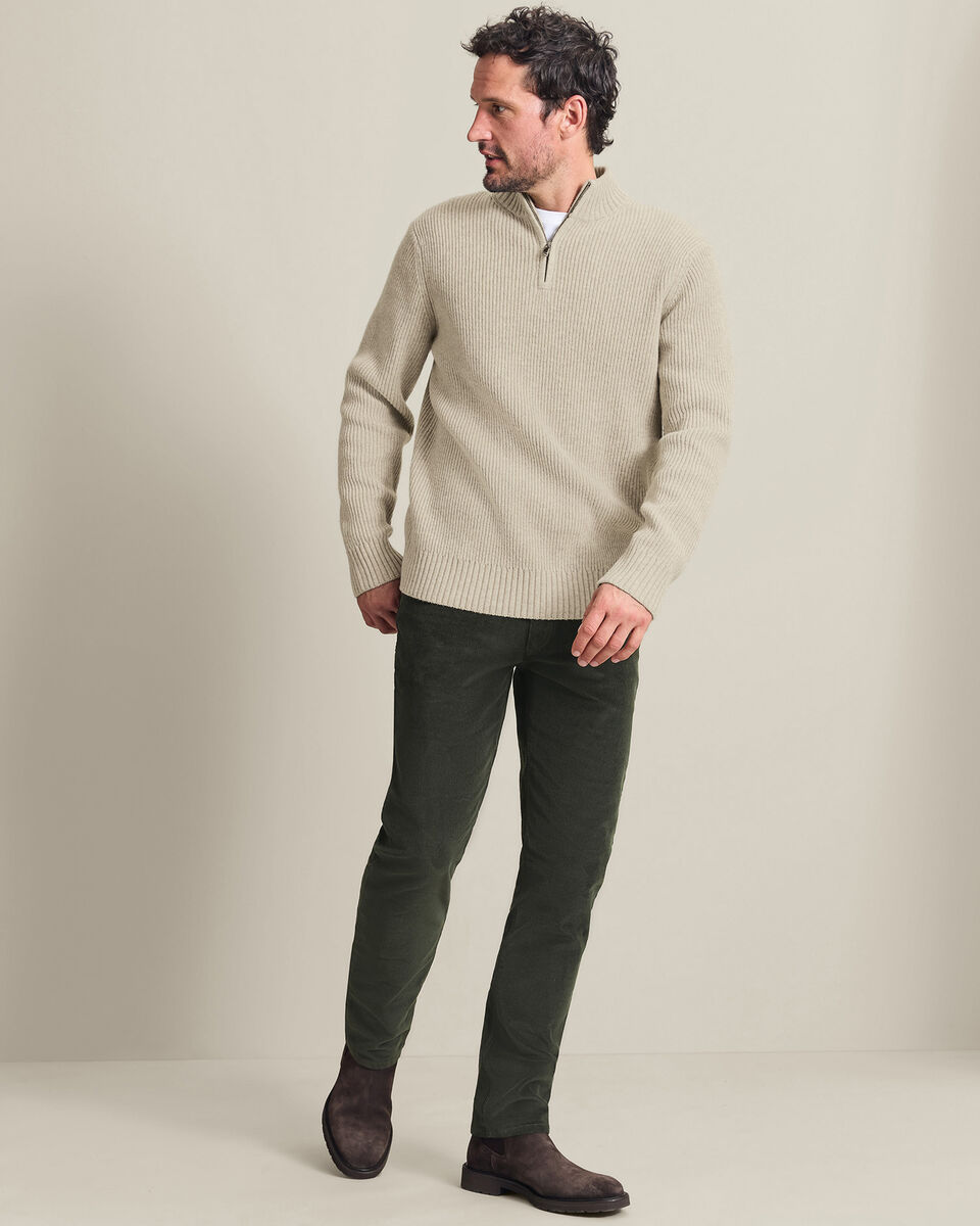 Corduroy 5 Pocket Pants - Forest Green