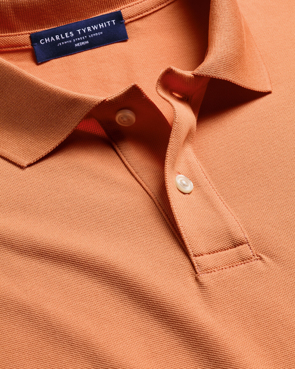 Pique Polo - Orange