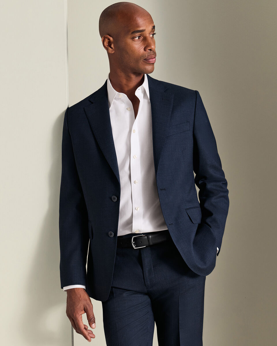 Veste De Costume En Tissage Fil-&Agrave;-Fil Ultimate Performance - Bleu Marine