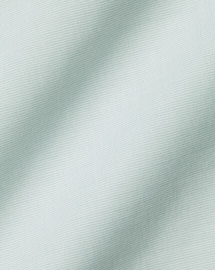 Cutaway Collar Non-Iron Poplin Shirt - Aqua Green