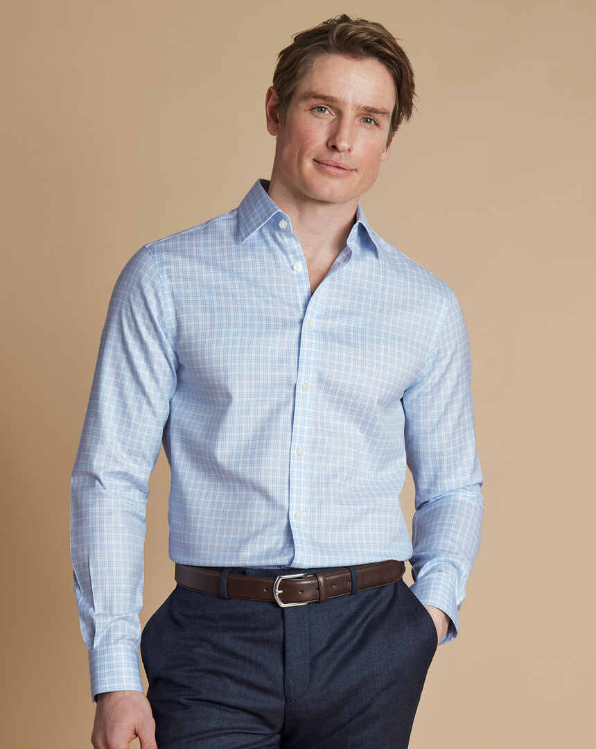 Mens Classic Dress Shirts George Men's Classic Dress Shirt With Long Sleeves, Stretch Fabric Mens Classic Dress Shirts George Men's Classic Dress Shirt With Long Sleeves, Stretch Fabric