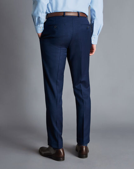 Birdseye Ultimate Performance Suit Trousers - Indigo Blue