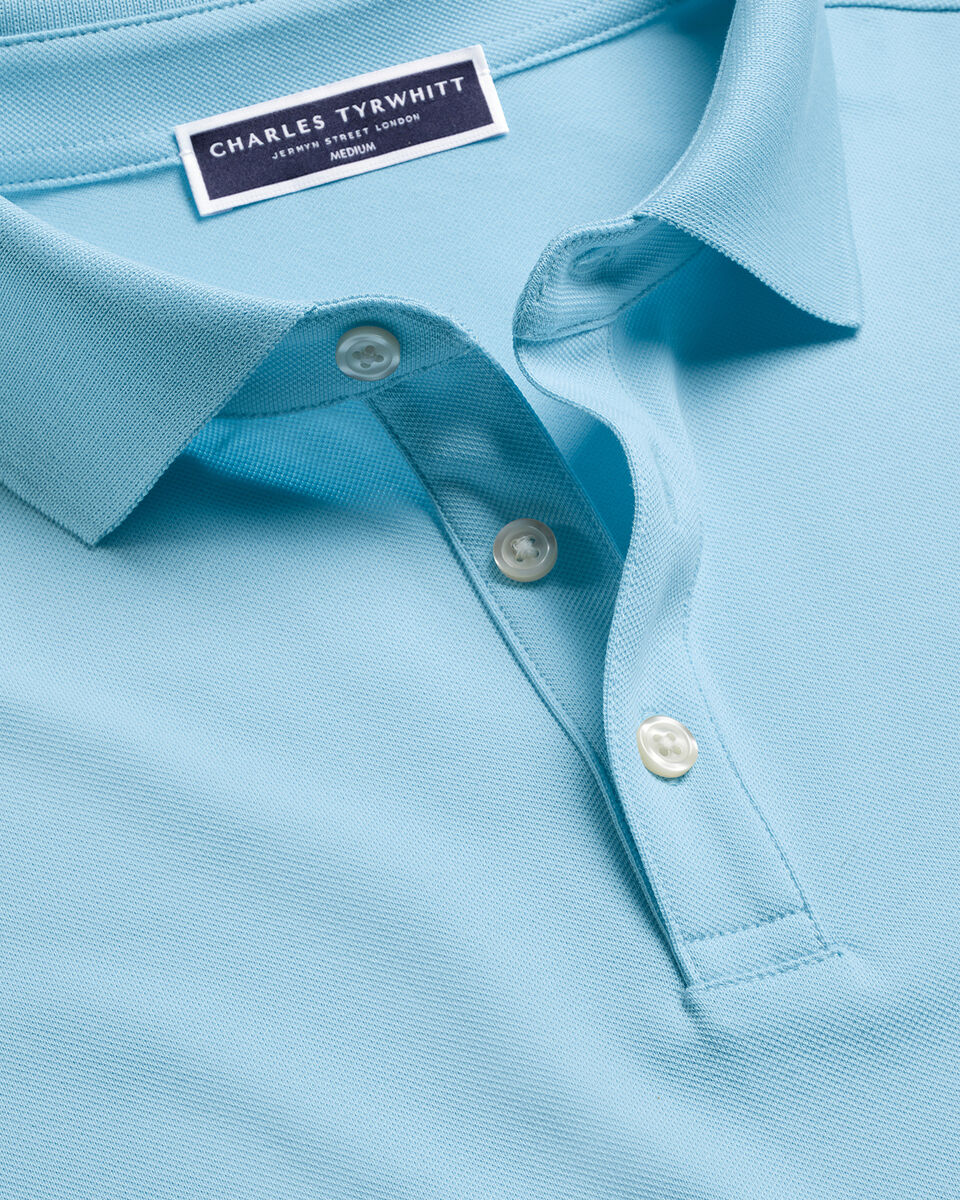 Pique Polo - Light Blue