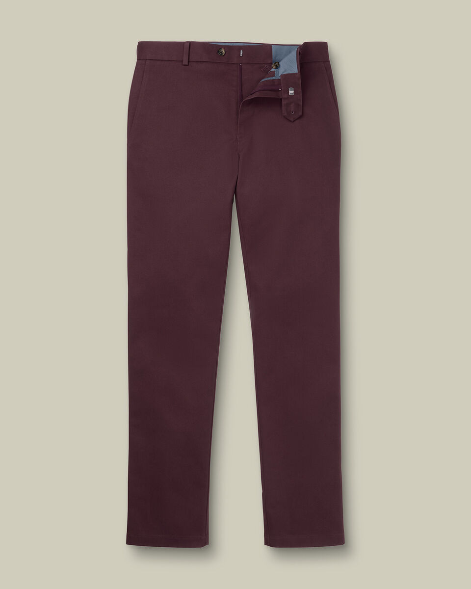 Chino Ultimate sans repassage - Bordeaux