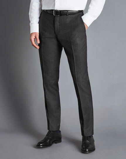 Ultimate Performance End-on-End Suit Pants - Charcoal Grey