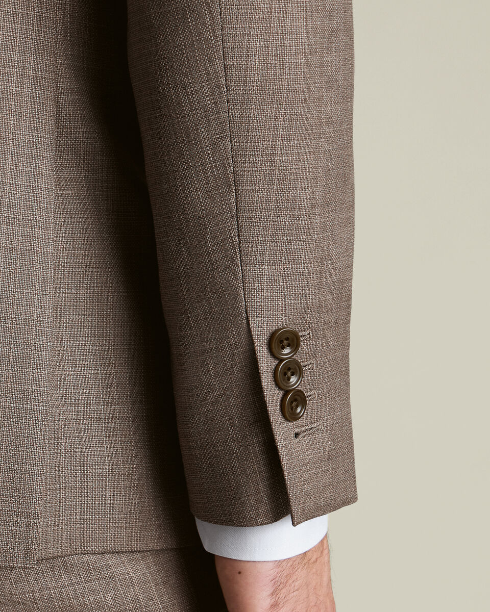 Luxury Italian Suit - Taupe