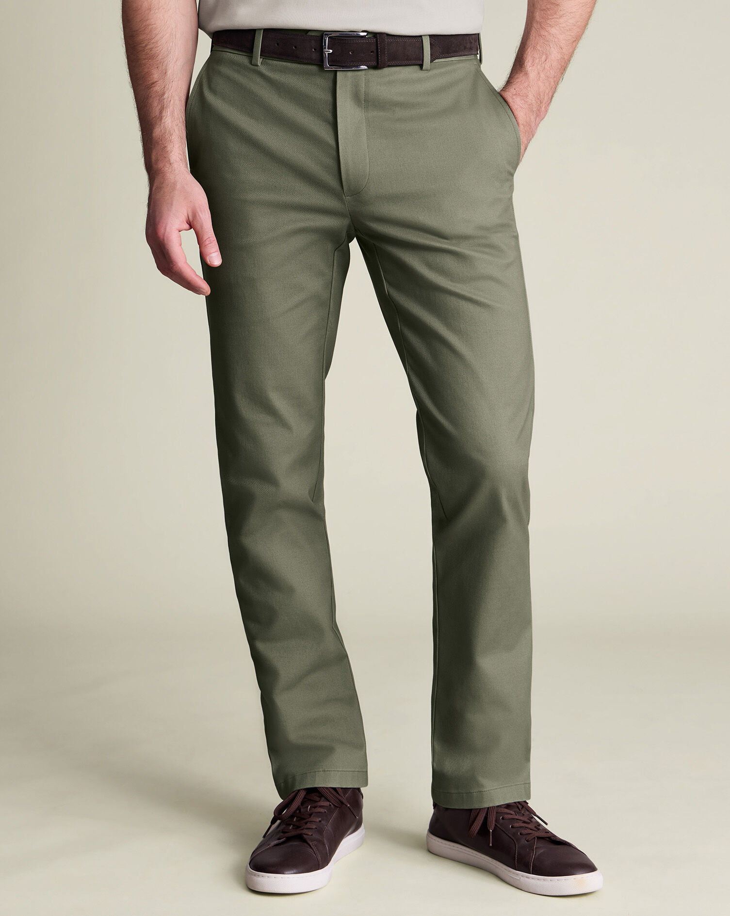 Ultimate Non-Iron Chinos - Sage Green