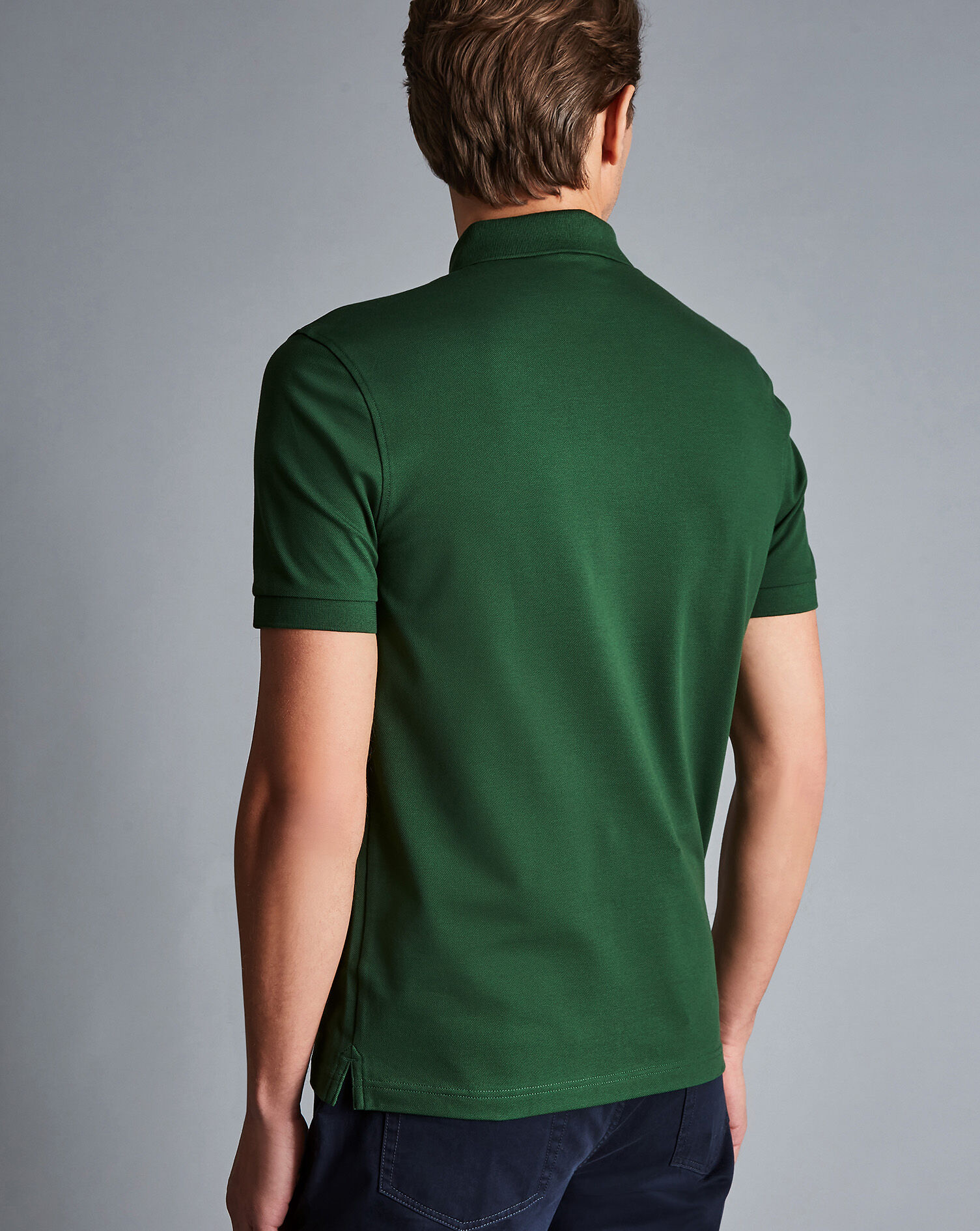 Tyrwhitt Pique Polo - Forest Green 