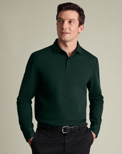 dark green dress shirt Men's Silk Button-Down Shirt Silk Casual Silk Dress Shirts main image 0