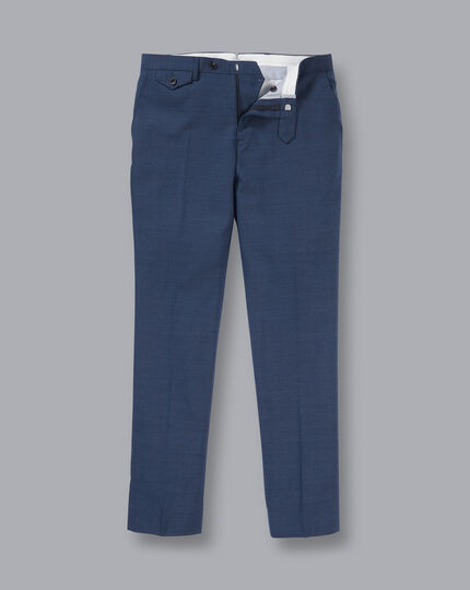 Italian Wool Pants - Indigo Blue