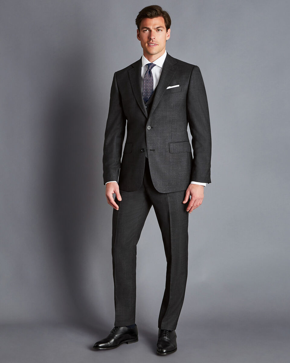 Ultimate Performance End-on-End Suit - Charcoal Grey | Charles Tyrwhitt