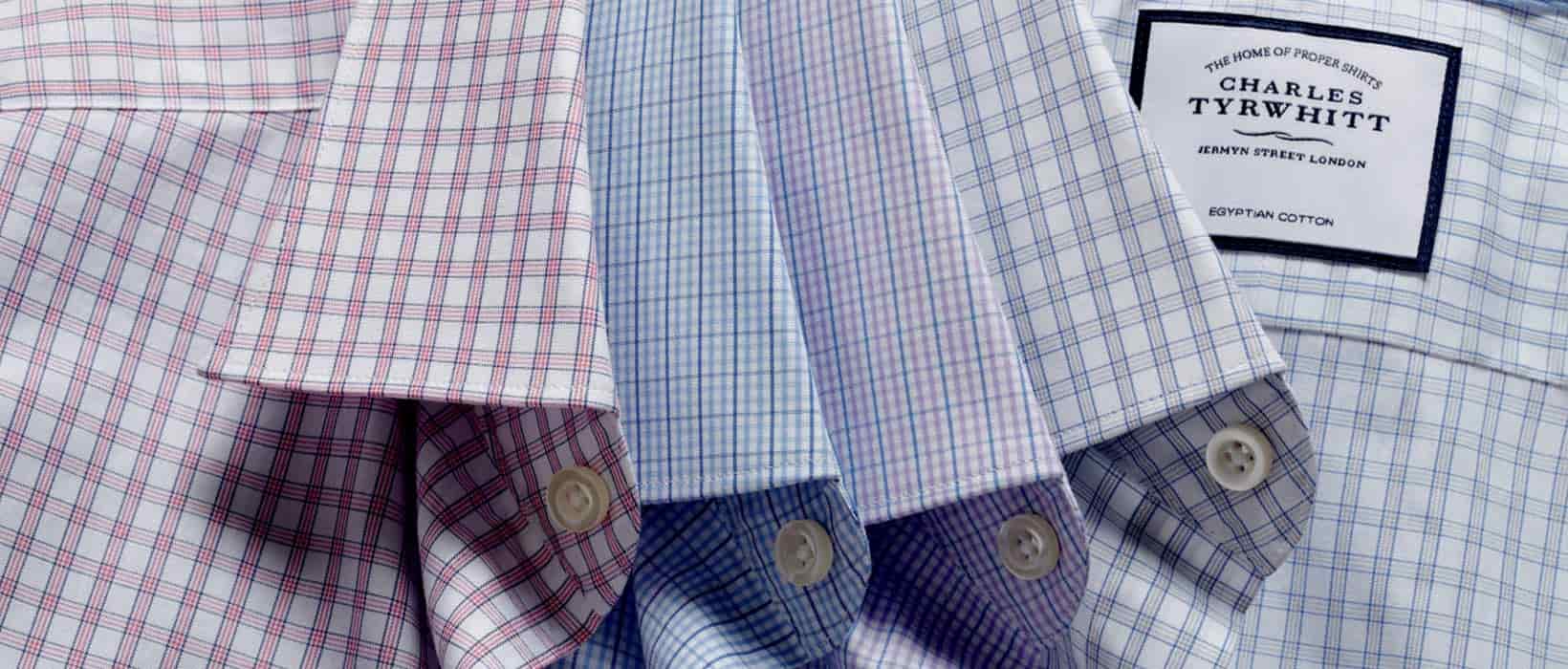 Men's Egyptian cotton shirts Charles Tyrwhitt