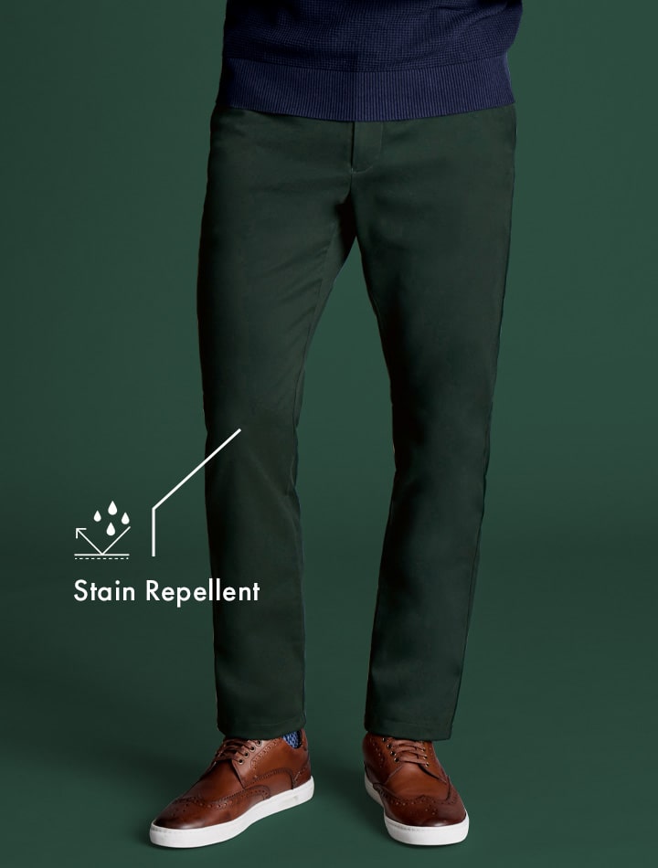 Ultimate Non-Iron Chinos - Green