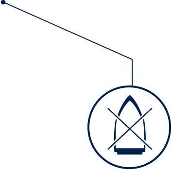Bügelfrei Symbol