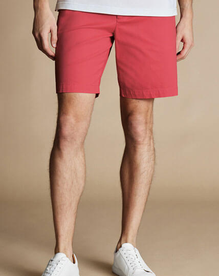 Cotton Shorts - Coral Pink