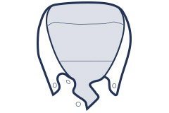 Button-down collar illustration