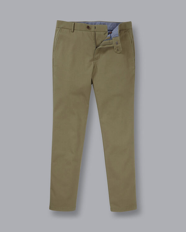Ultimate Non-Iron Chinos - Olive Green