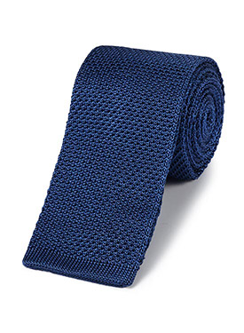 ROYAL BLUE KNITTED TIE