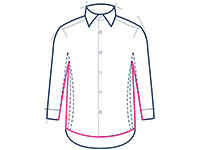 Formal shirt classic fit illustration