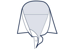 Casual classic collar illustration