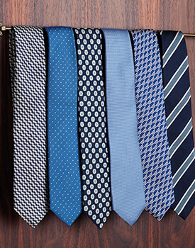 selection of ties