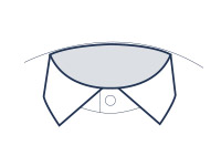 Businesshemd mit Semi-Haifischkragen Abbildung