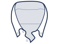Button-down collar illustration