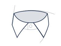 Classic collar illustration