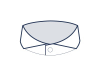 Businesshemd mit Extrem-Haifischkragen Abbildung