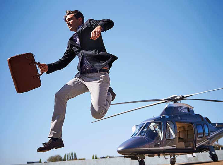 model wearing a suit