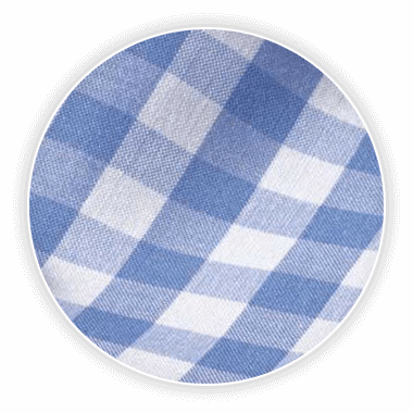 zoom on the fabric