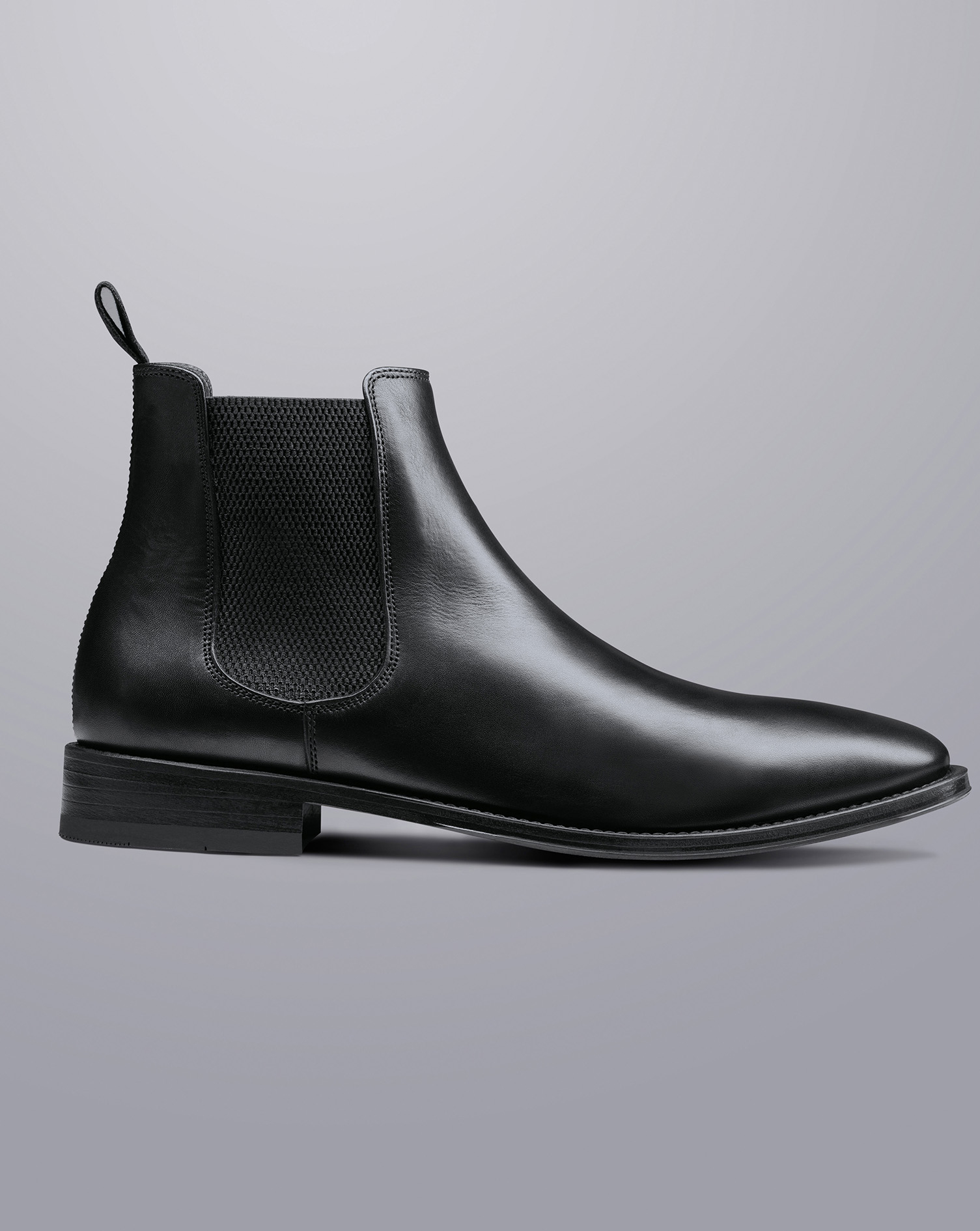 Charles Tyrwhitt Men's  Leather Chelsea Boots In Black