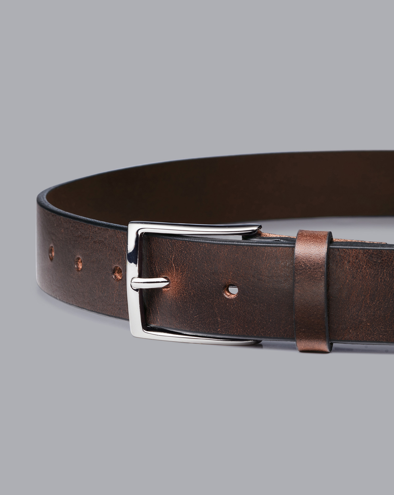 Men's Chino Belt Chocolate Brown 48, Leather | L.L.Bean