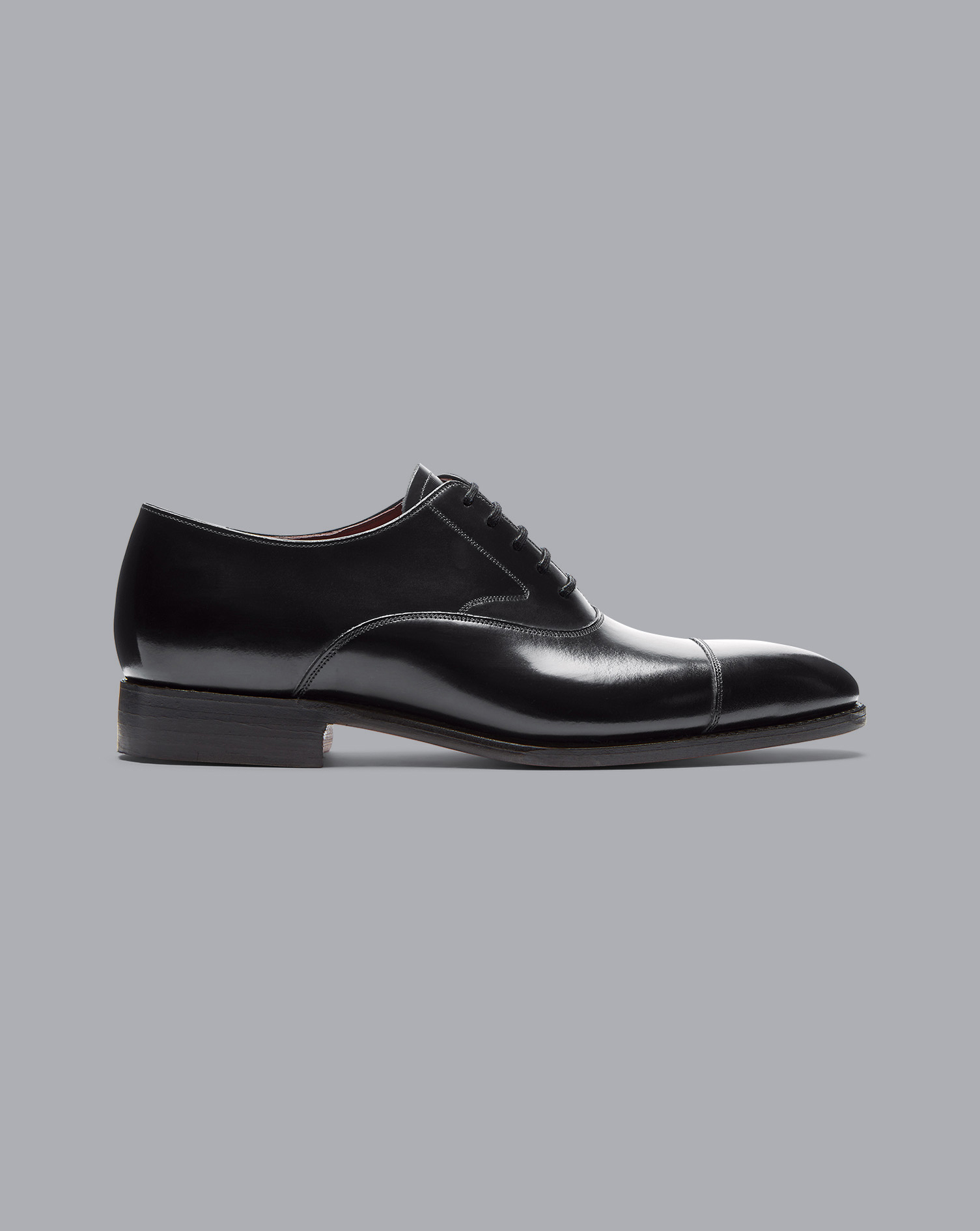 Made In England Oxford Flex Sole Shoes - Black Size 14