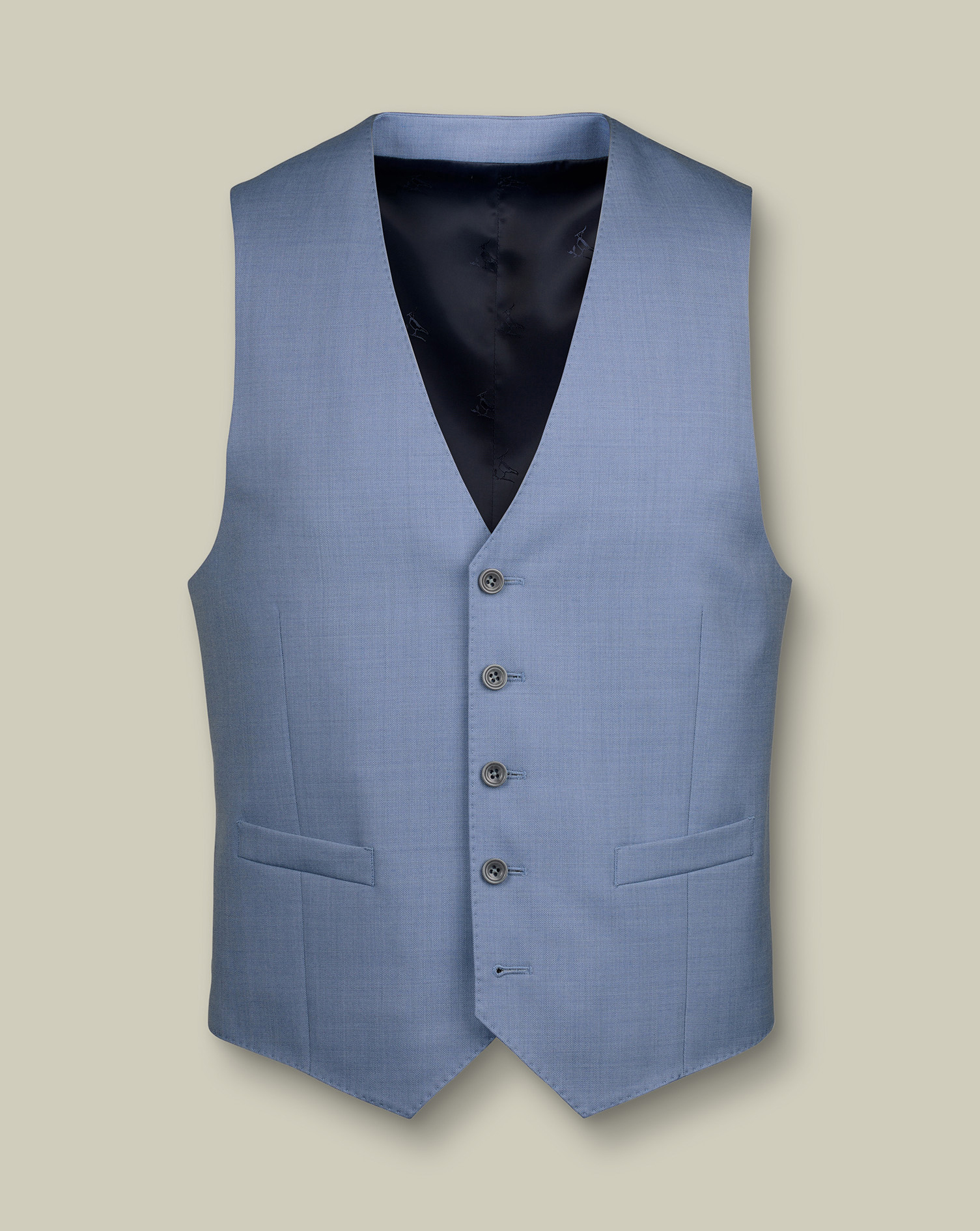 Ultimate Performance Sharkskin Waistcoat – Light Blue