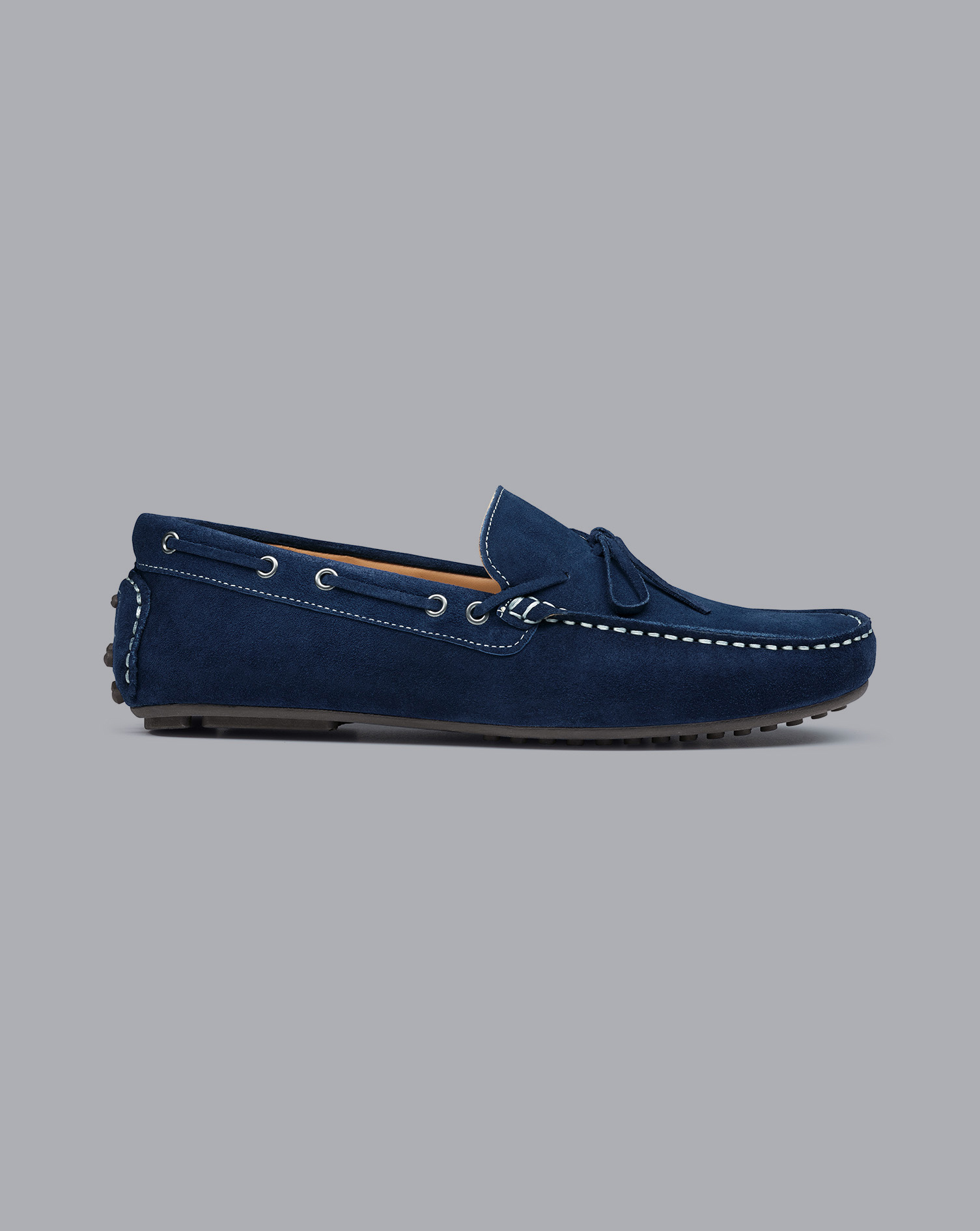 Men's Charles Tyrwhitt Driving Loafers - Blue Size 12 Suede
