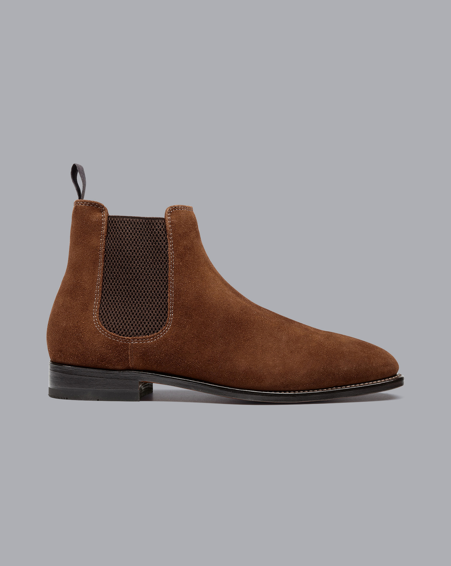 Charles Tyrwhitt Suede Chelsea Boots In Brown