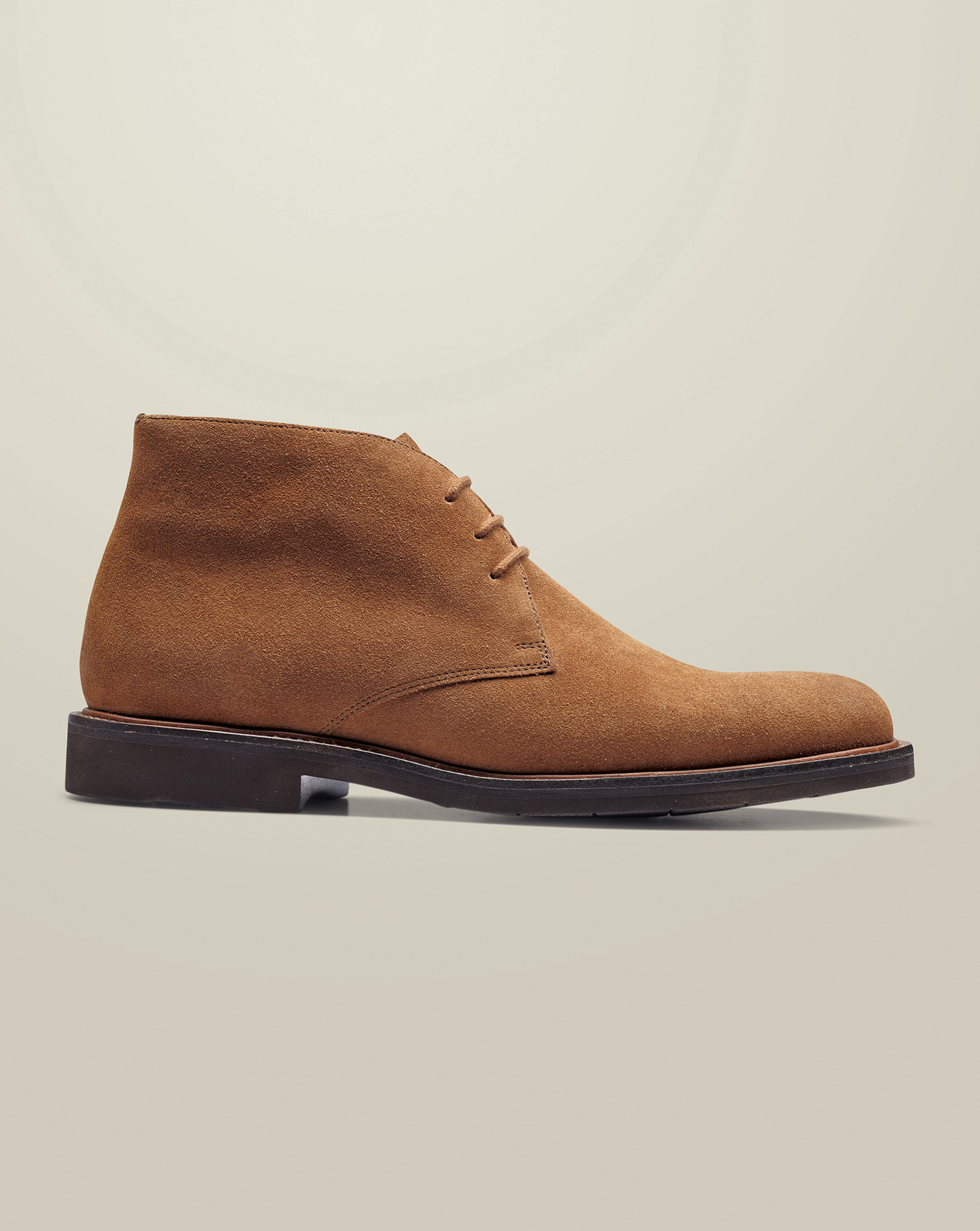 Charles Tyrwhitt Rye Brown Suede Leather Chukka Boots Made in England‎ Mens 7 Charles Tyrwhitt Rye Brown Suede Leather Chukka Boots Made  main image 3