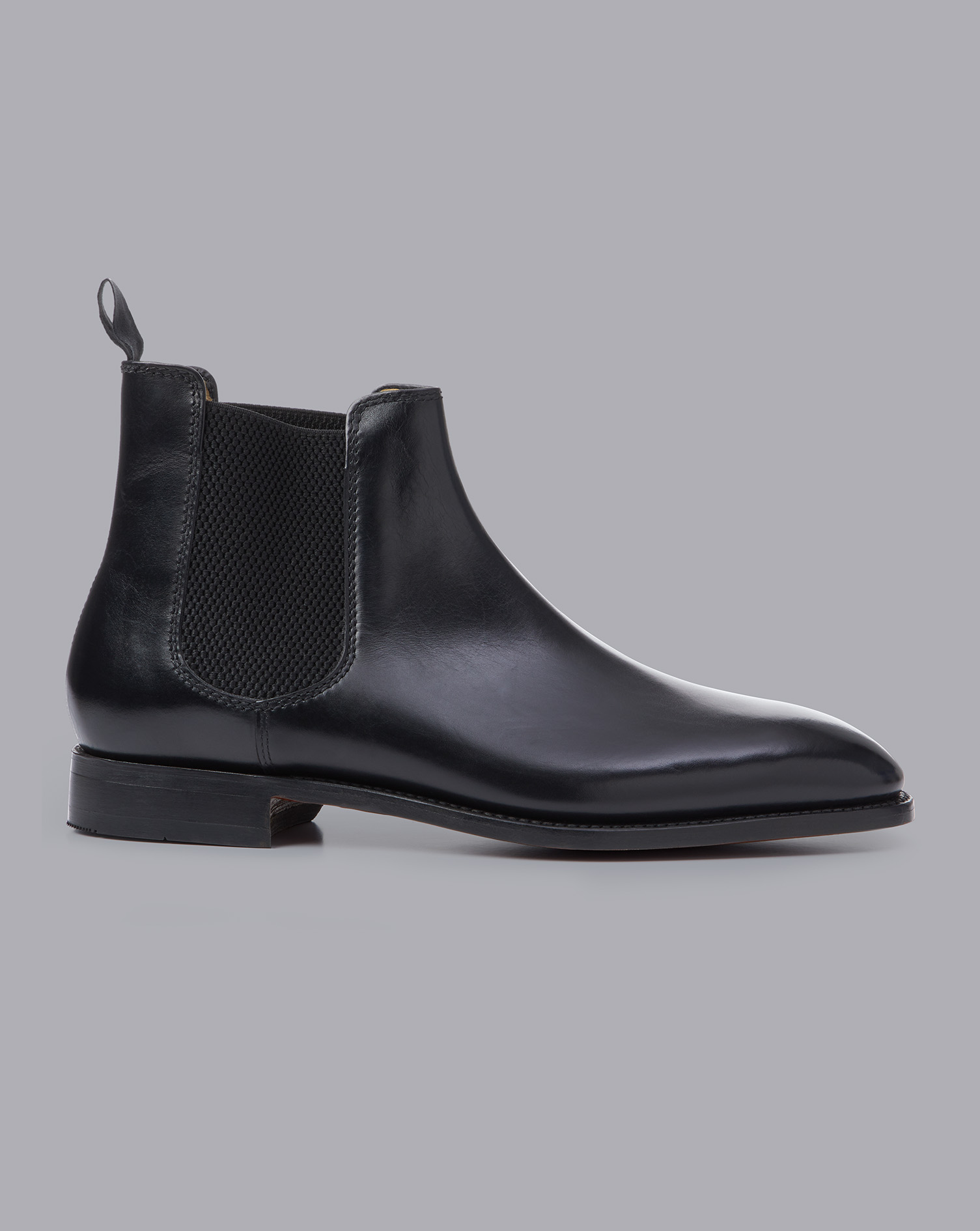 Men's Charles Tyrwhitt Chelsea Boots - Black Size 10 Leather
