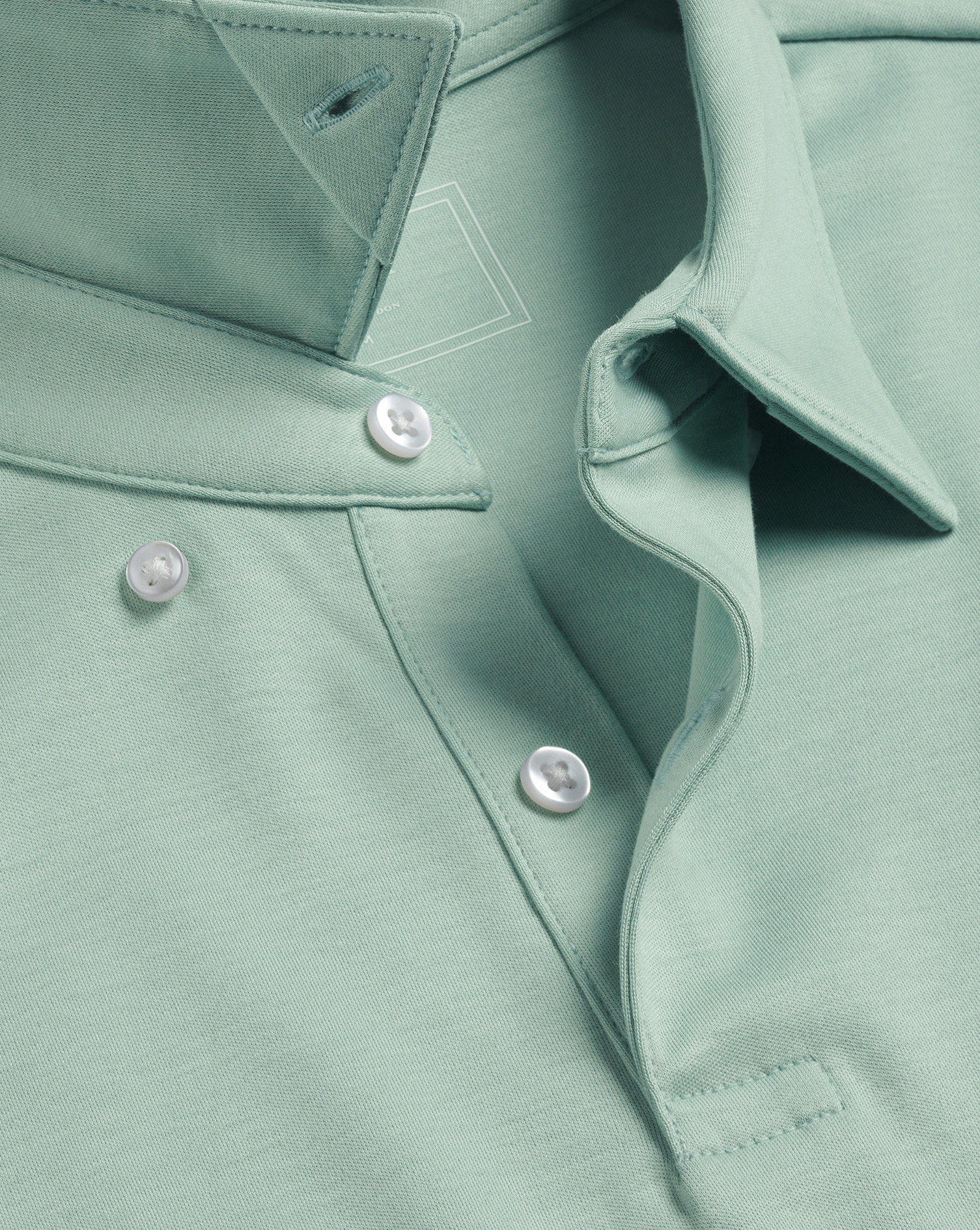 Men's Charles Tyrwhitt Smart Jersey Polo Shirt - Spearmint Green Size XXL Cotton
