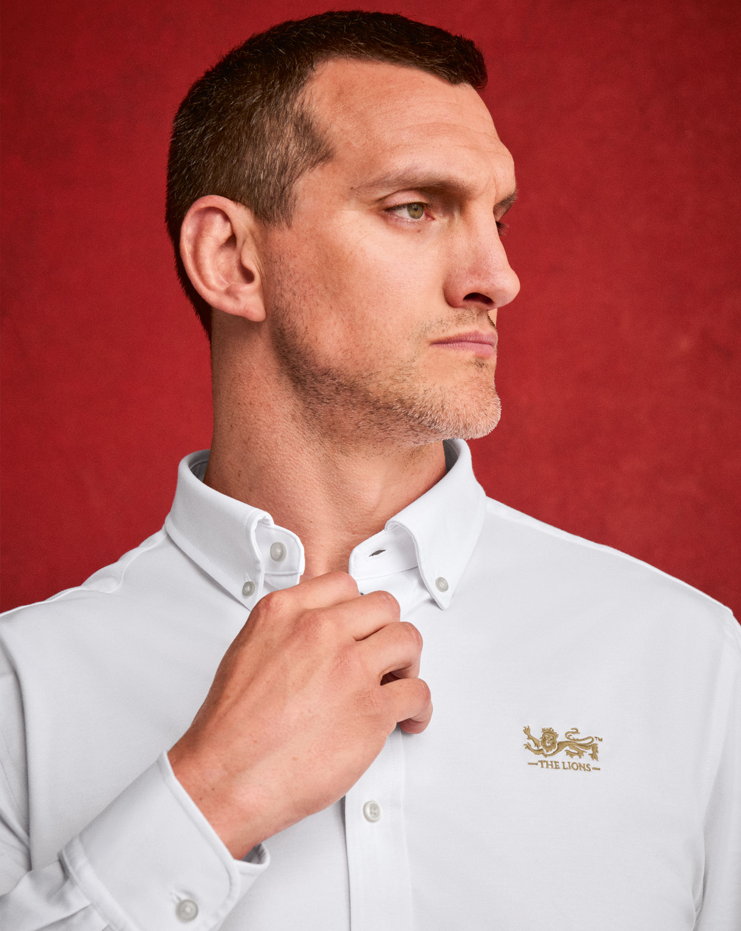 The Lions Performance Stretch Jersey Shirt - White