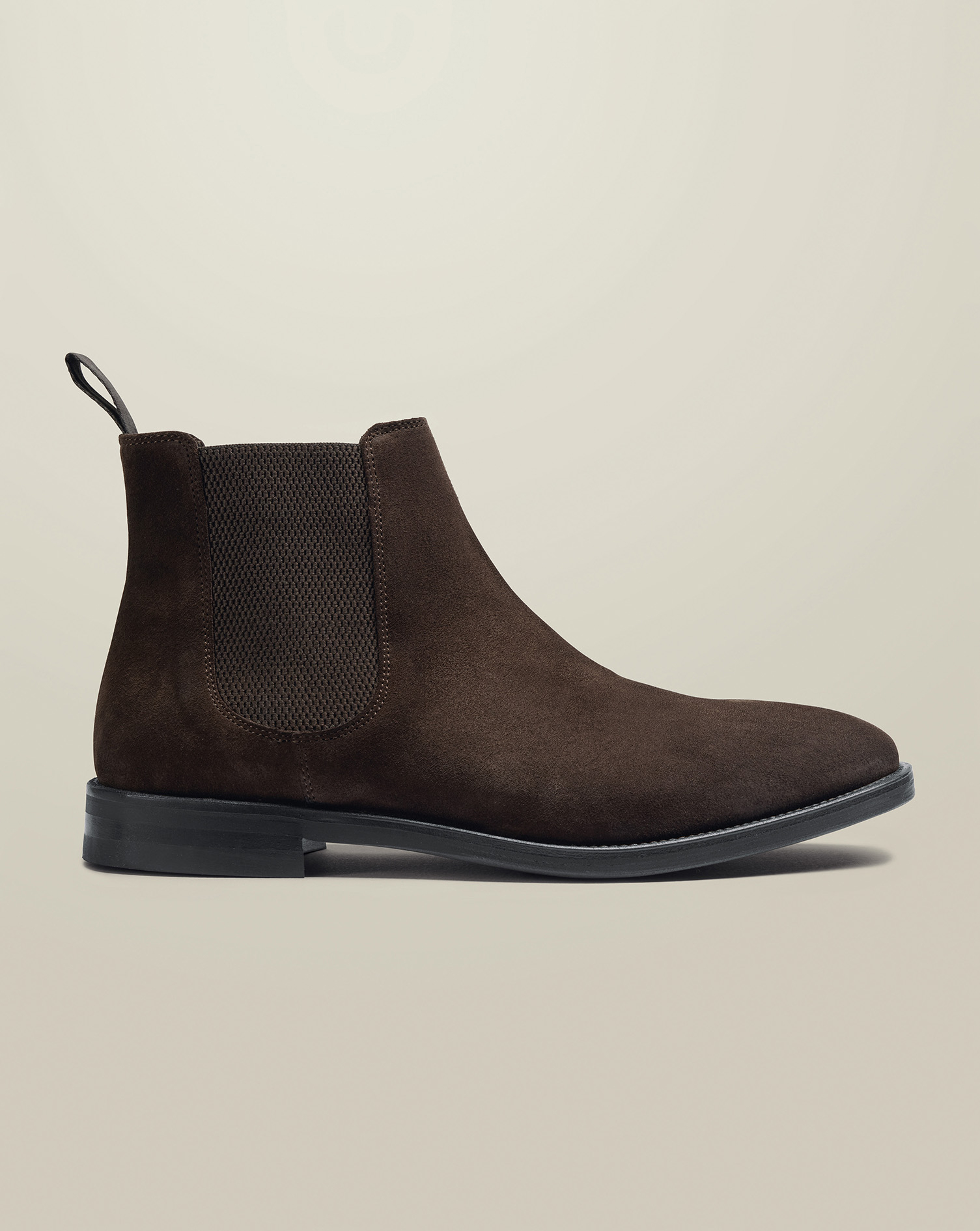Men's Charles Tyrwhitt Suede Chelsea Boots â Chocolate Brown Size 8 Leather