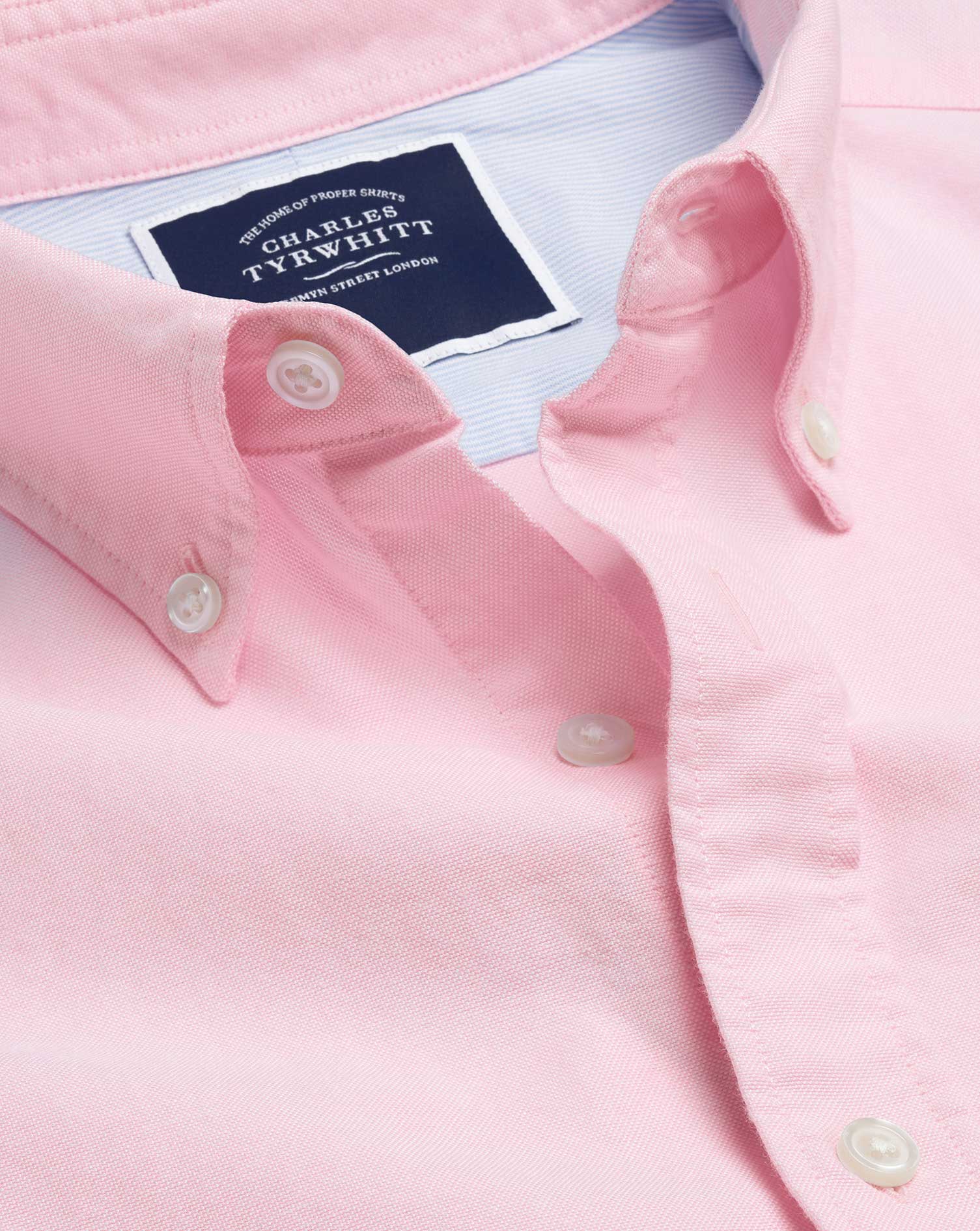Button-Down Collar Washed Oxford Shirt 
